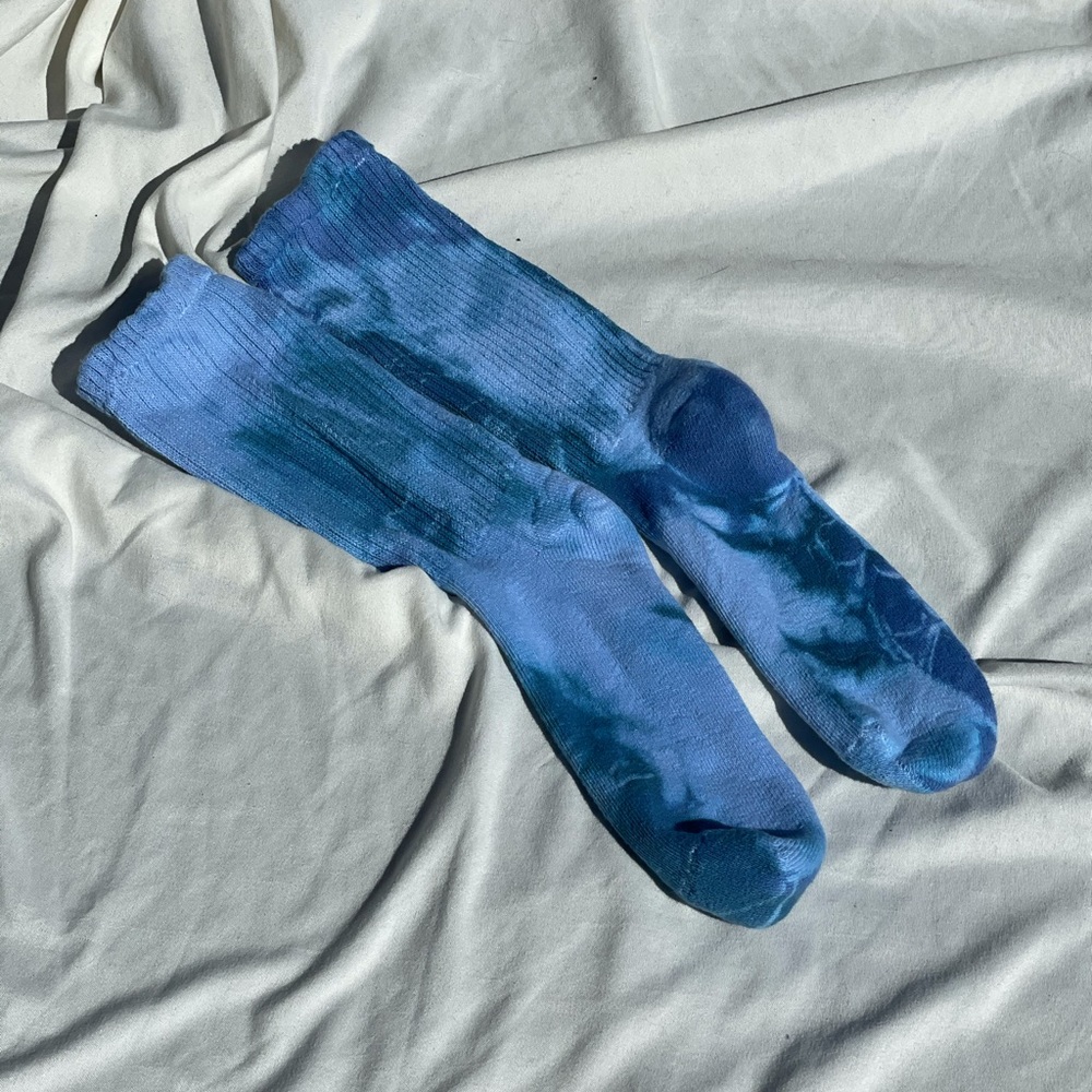Tie Dye Socks Women’s size 5-10 blue